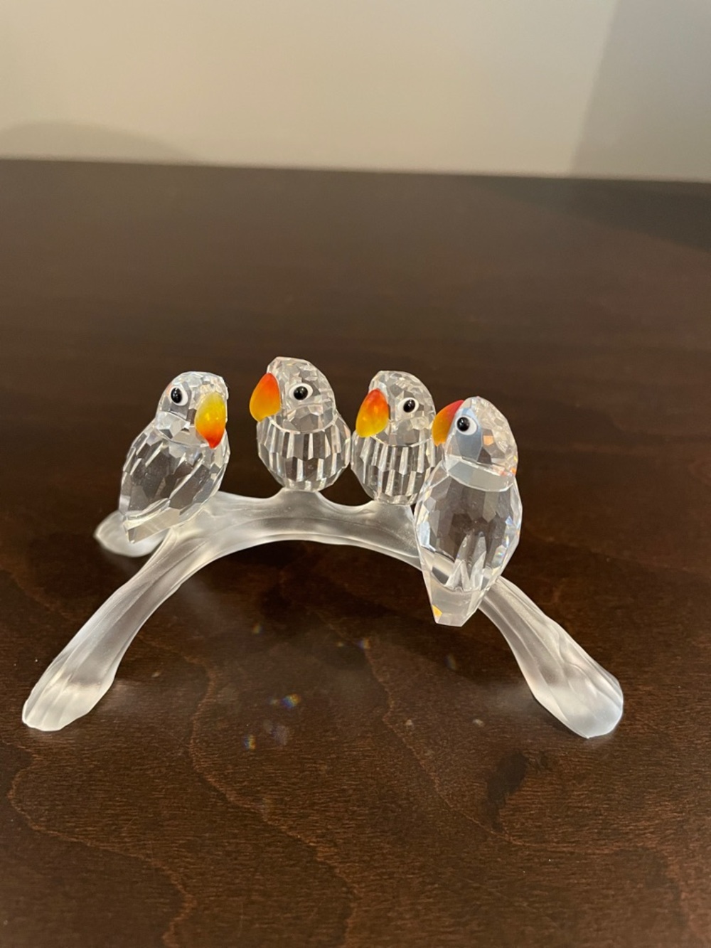 Swarovski Four Baby Birds on a Branch